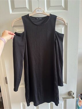 Zara Black Cut out Dress